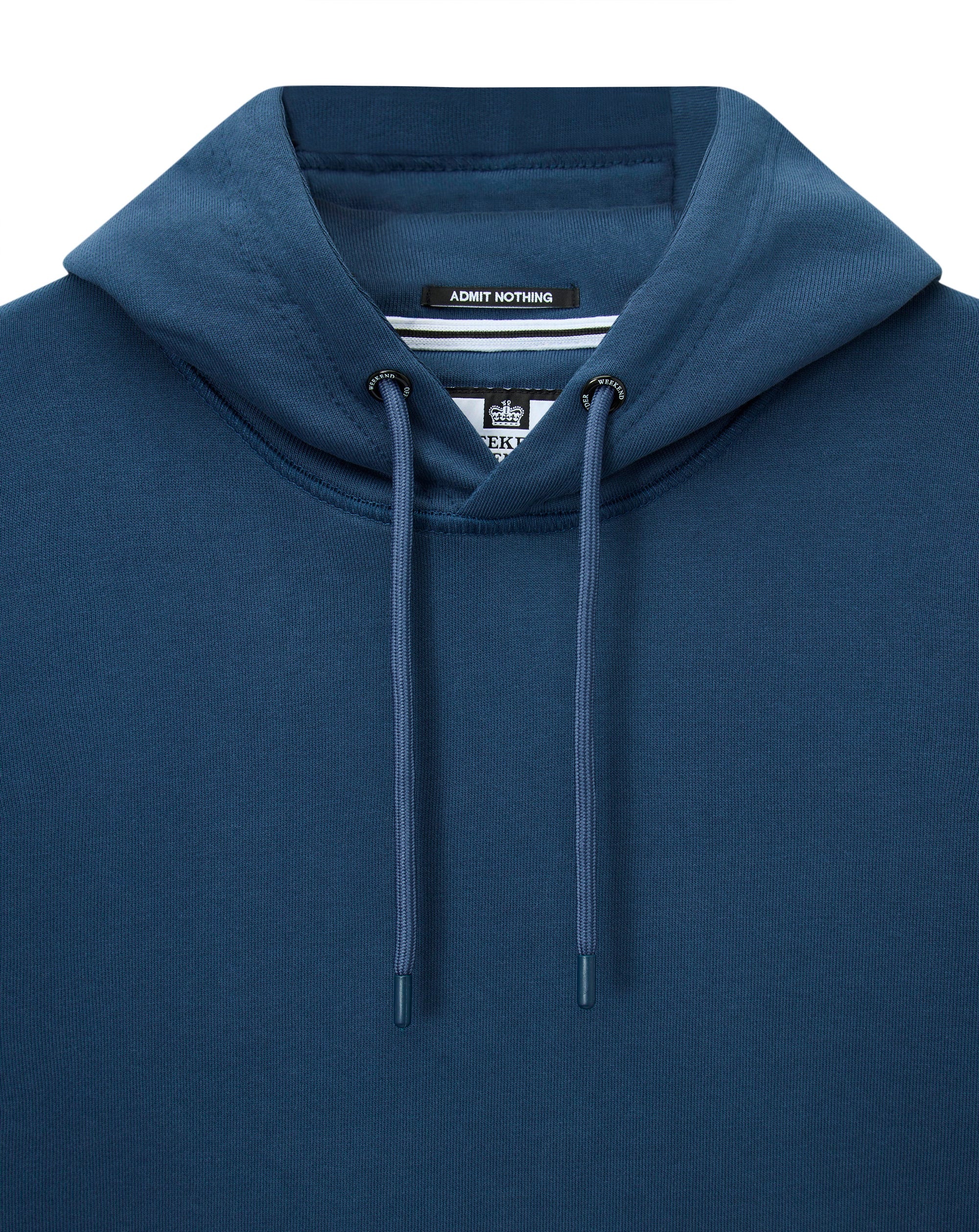 Weekend Offender Oulton Overhead Hoodie LAGOON BLUE