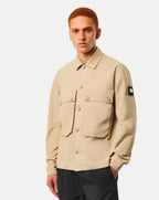 Weekend Offender Pancho relaxed overshirt STONE