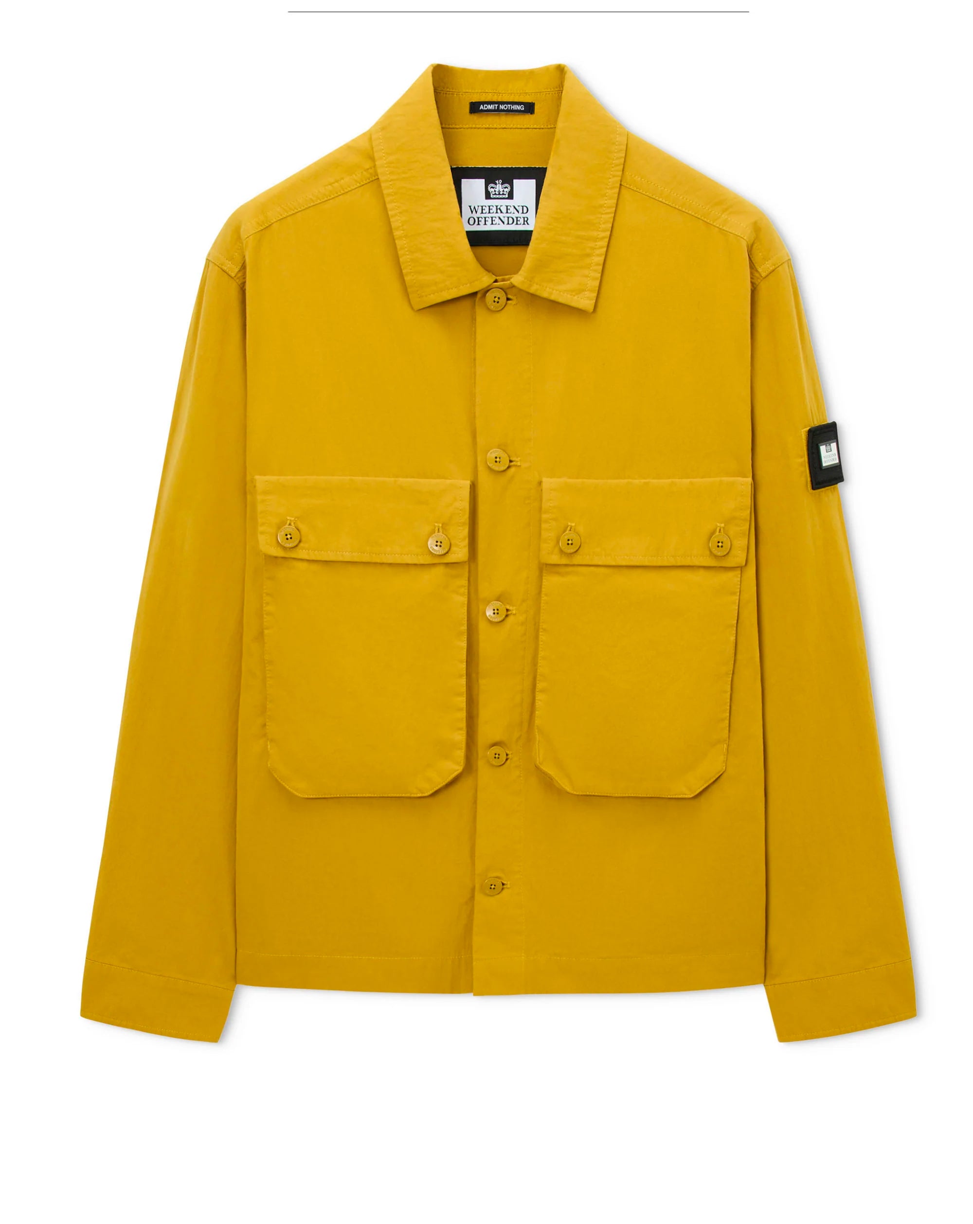 Weekend Offender Pancho relaxed overshirt Saffron