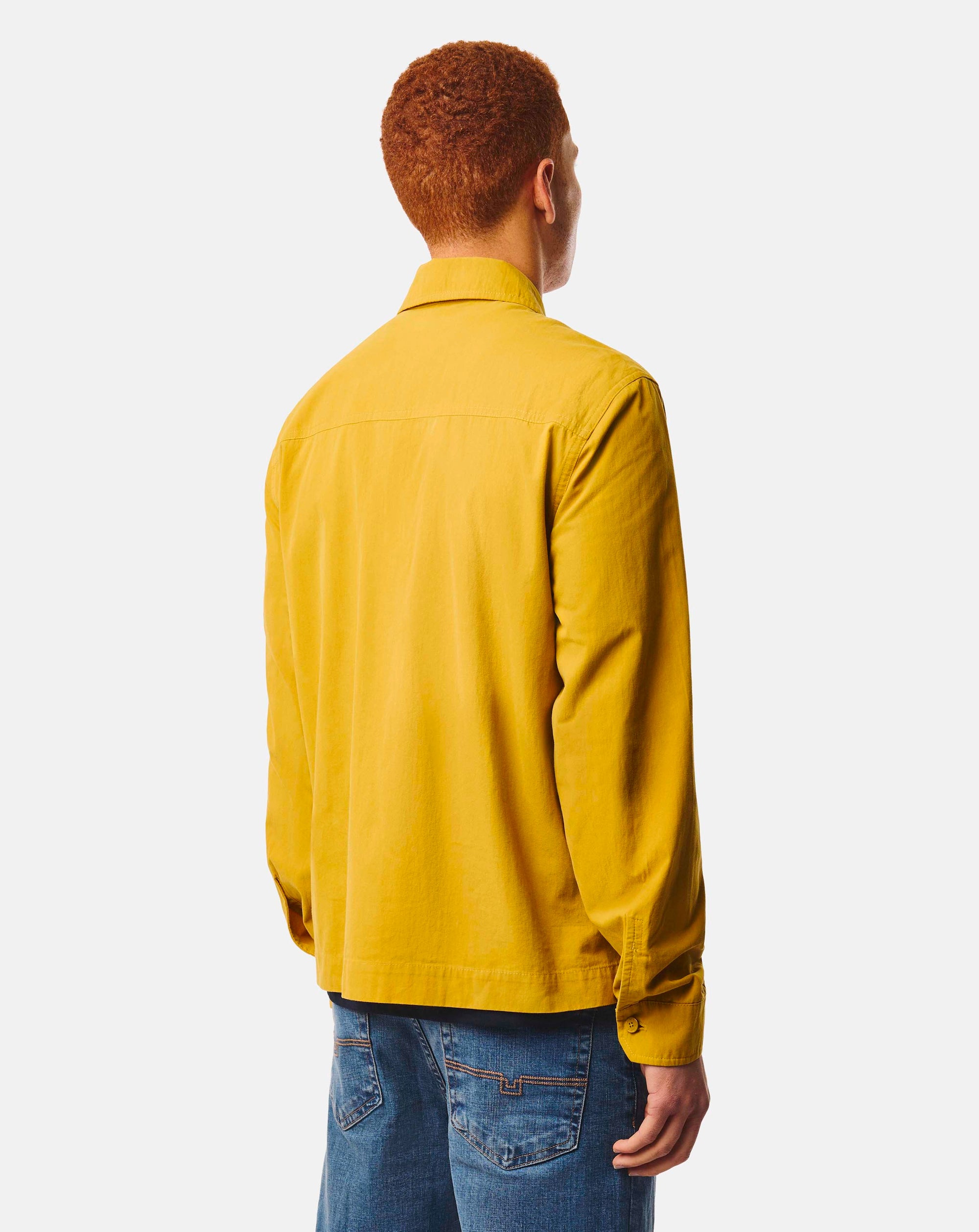 Weekend Offender Pancho relaxed overshirt Saffron