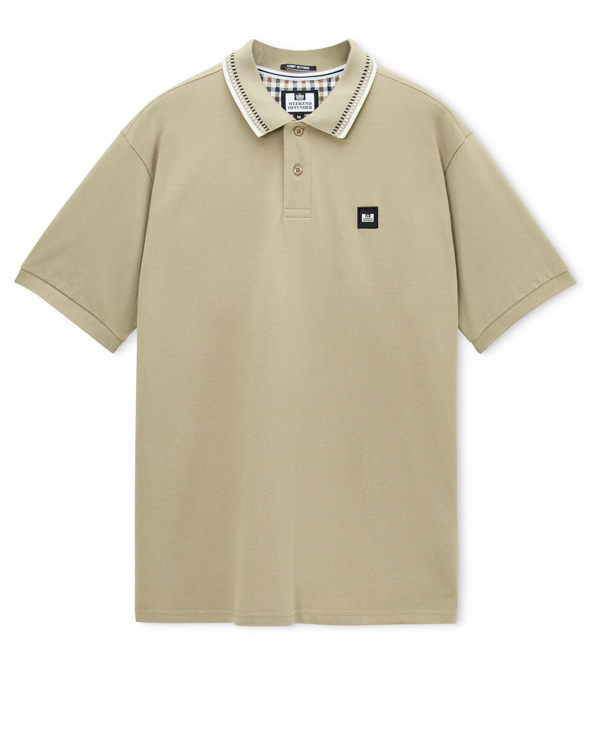 Weekend Offender Rockhampton dash tipped polo Rock