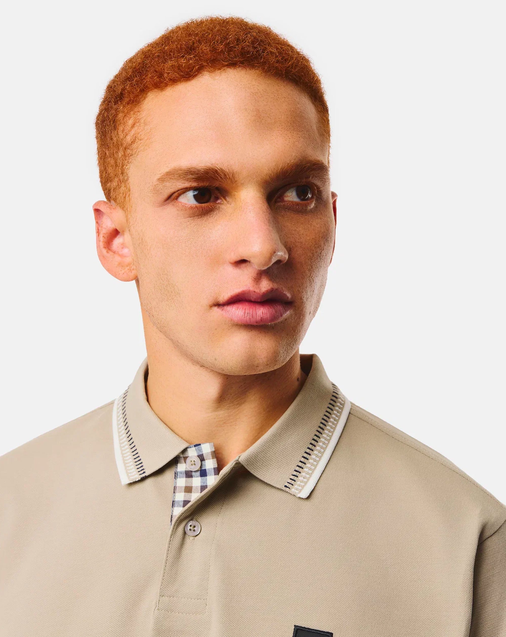 Weekend Offender Rockhampton dash tipped polo Rock