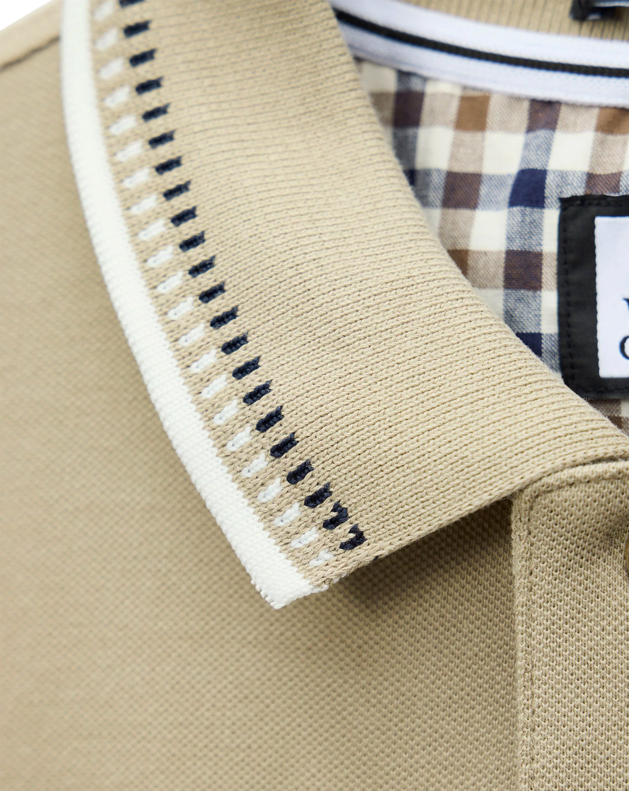 Weekend Offender Rockhampton dash tipped polo Rock