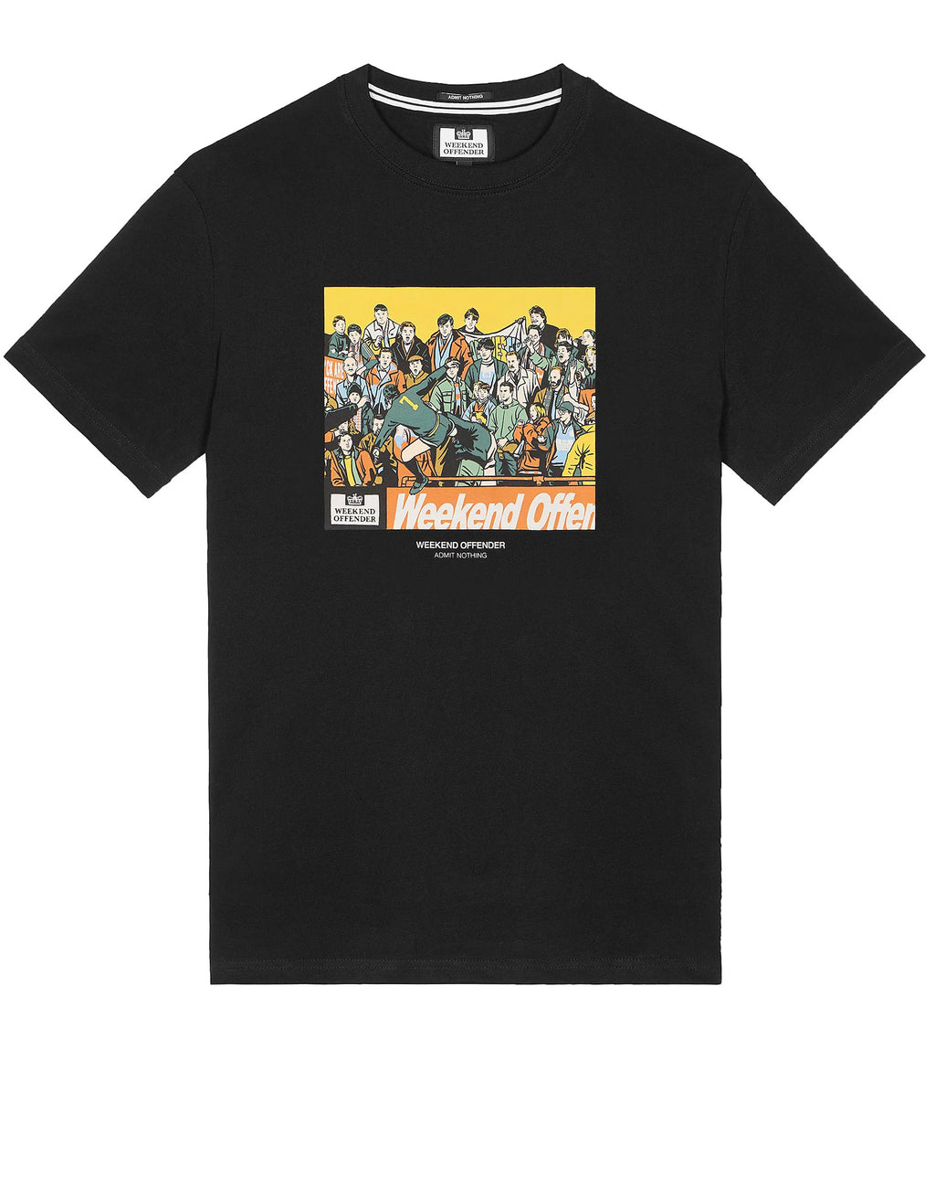 Weekend Offender Selhurst Eric Cantona Kung Fu kick T-shirt Black