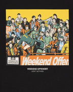 Weekend Offender Selhurst Eric Cantona Kung Fu kick T-shirt Black