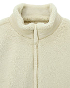 Weekend Offender Stanier 1/4 Zip sherpa jacket CALCIUM