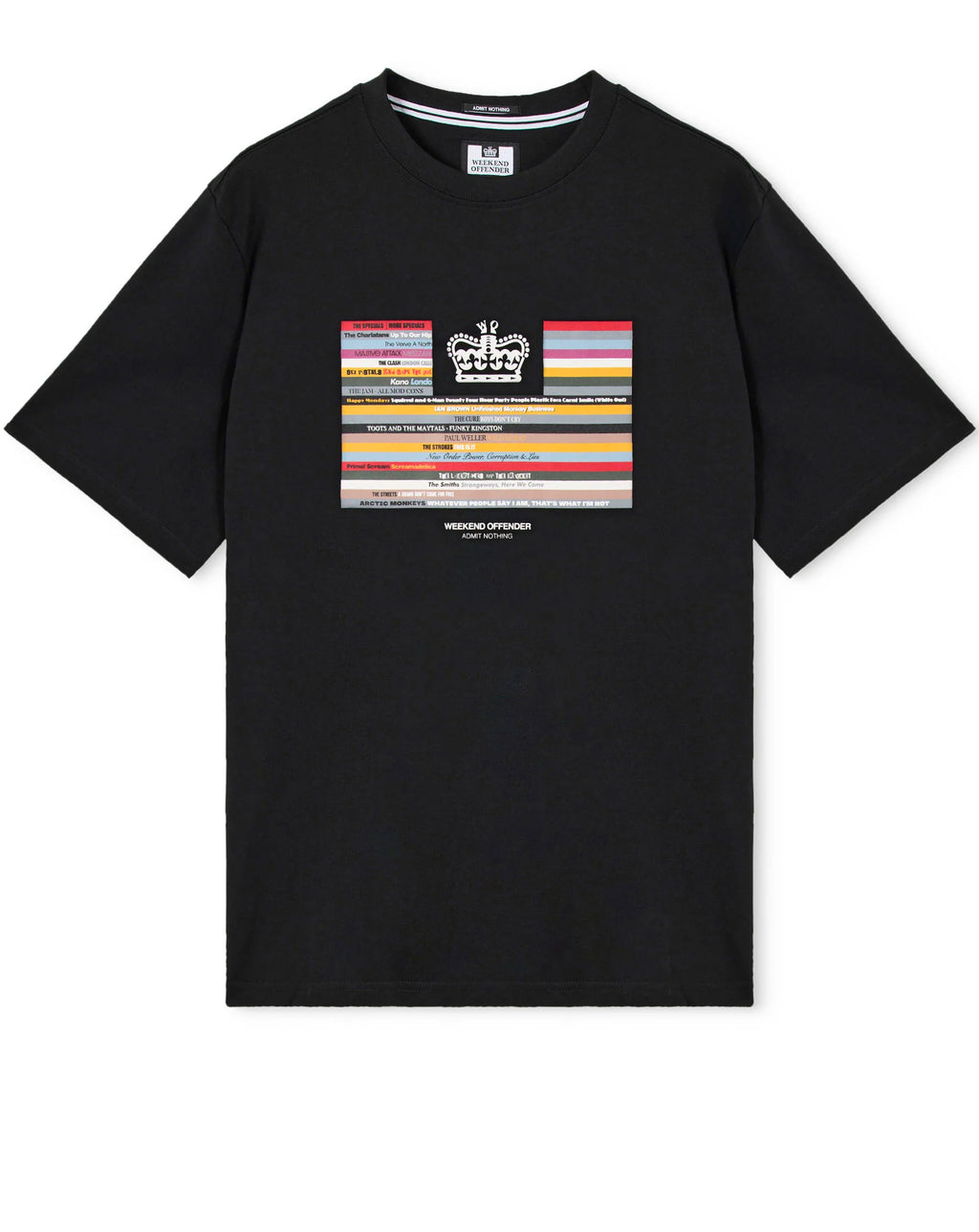 Weekend Offender Vinyl Graphic T-Shirt BLACK
