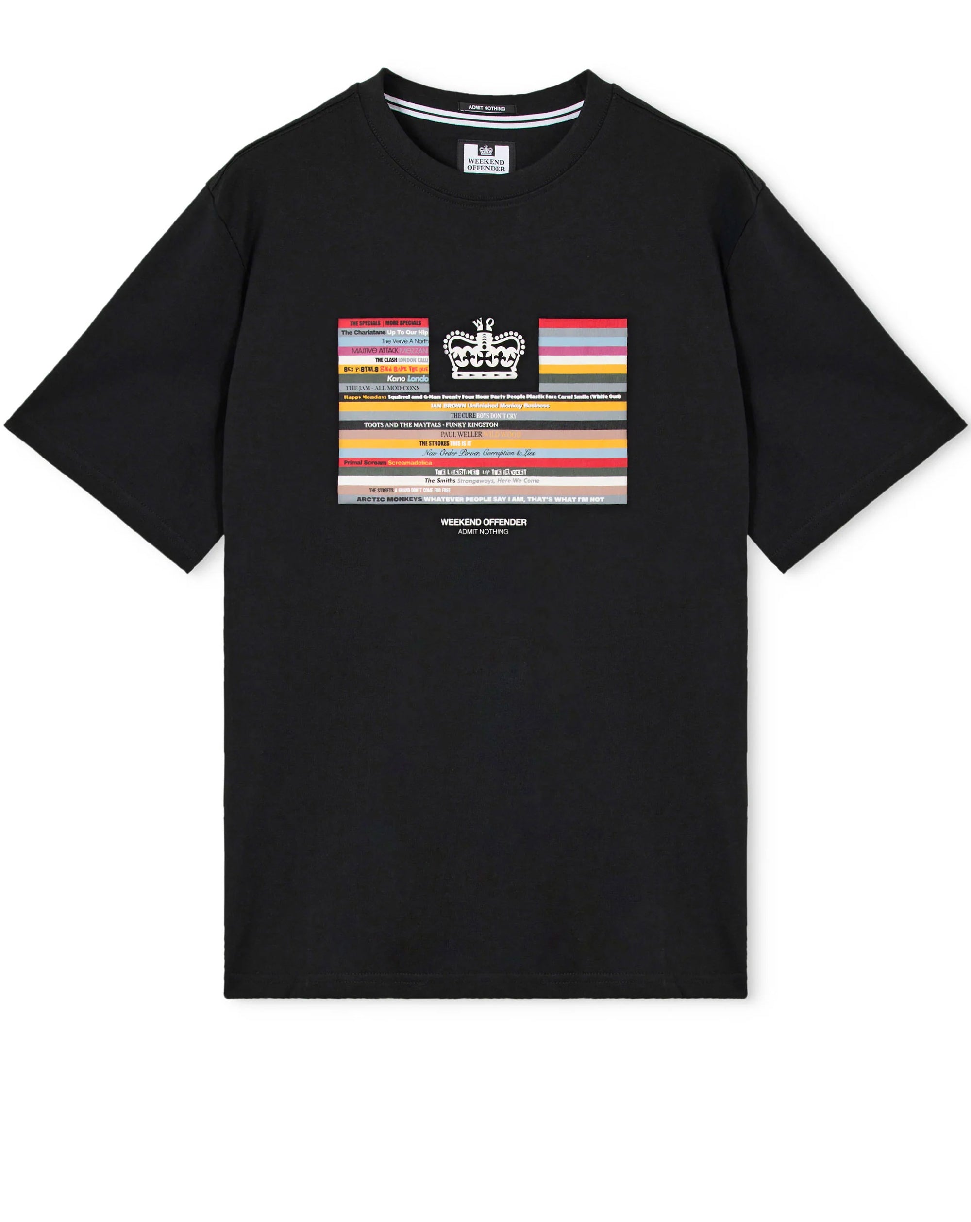 Weekend Offender Vinyl Graphic T-Shirt BLACK