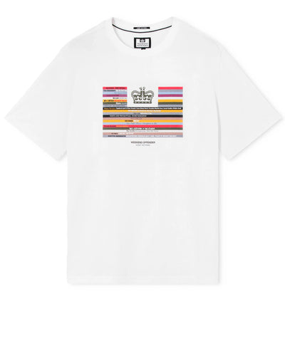 Weekend Offender Vinyl Graphic T-Shirt WHITE
