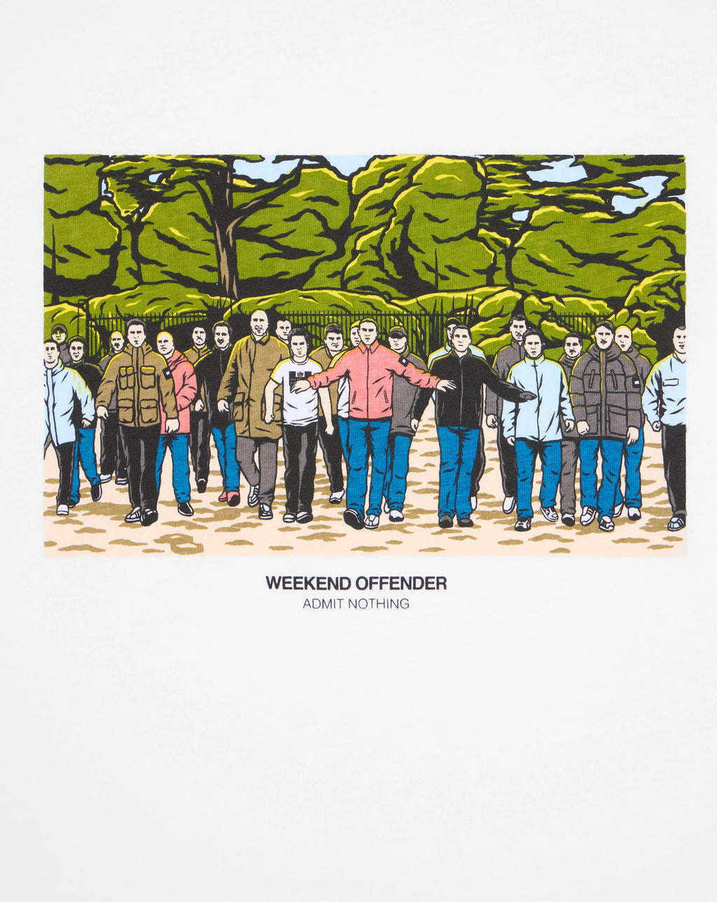 Weekend offender GSE Graphic T-Shirt White