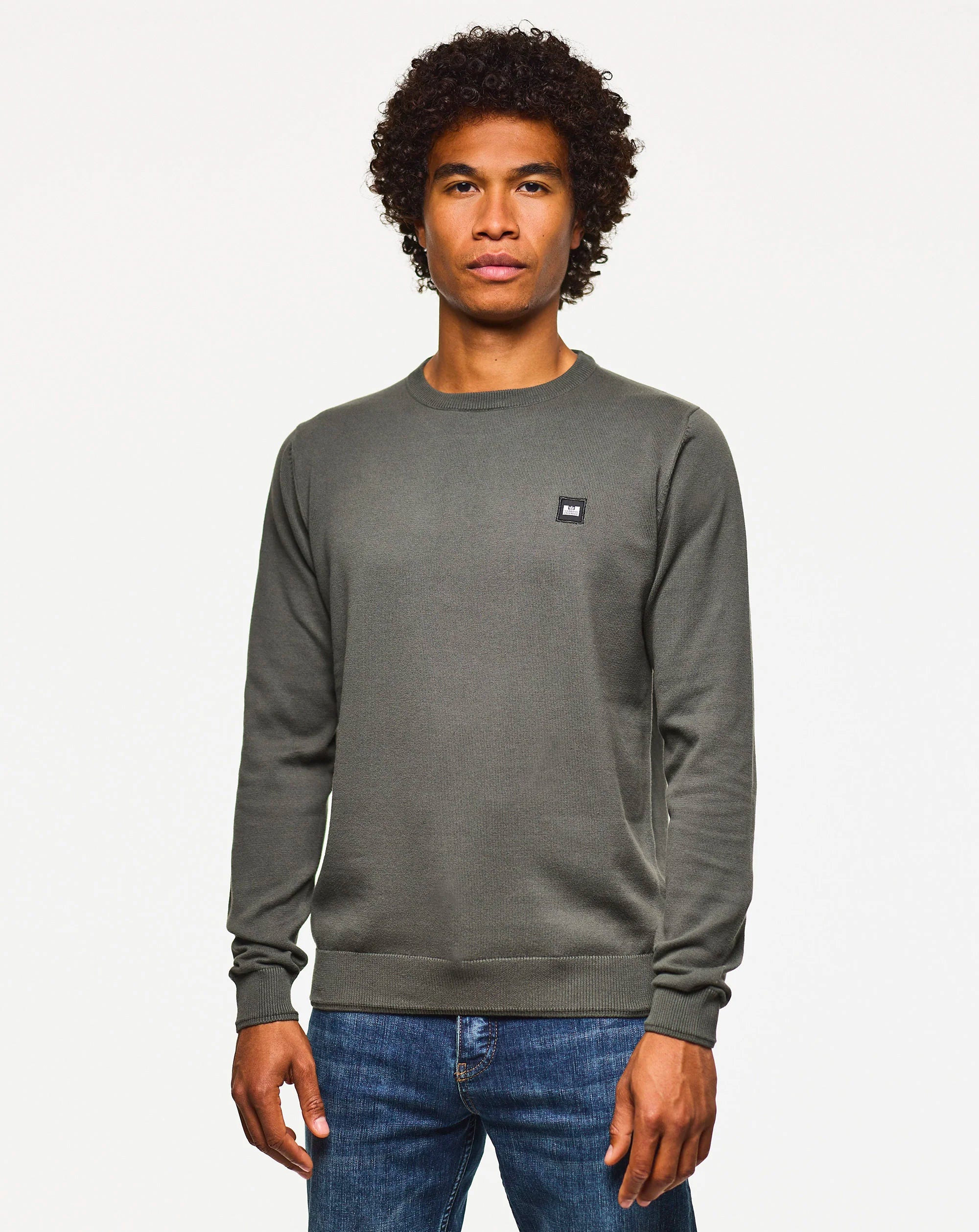 Weekend offender Solace fine gauge sweater Forest