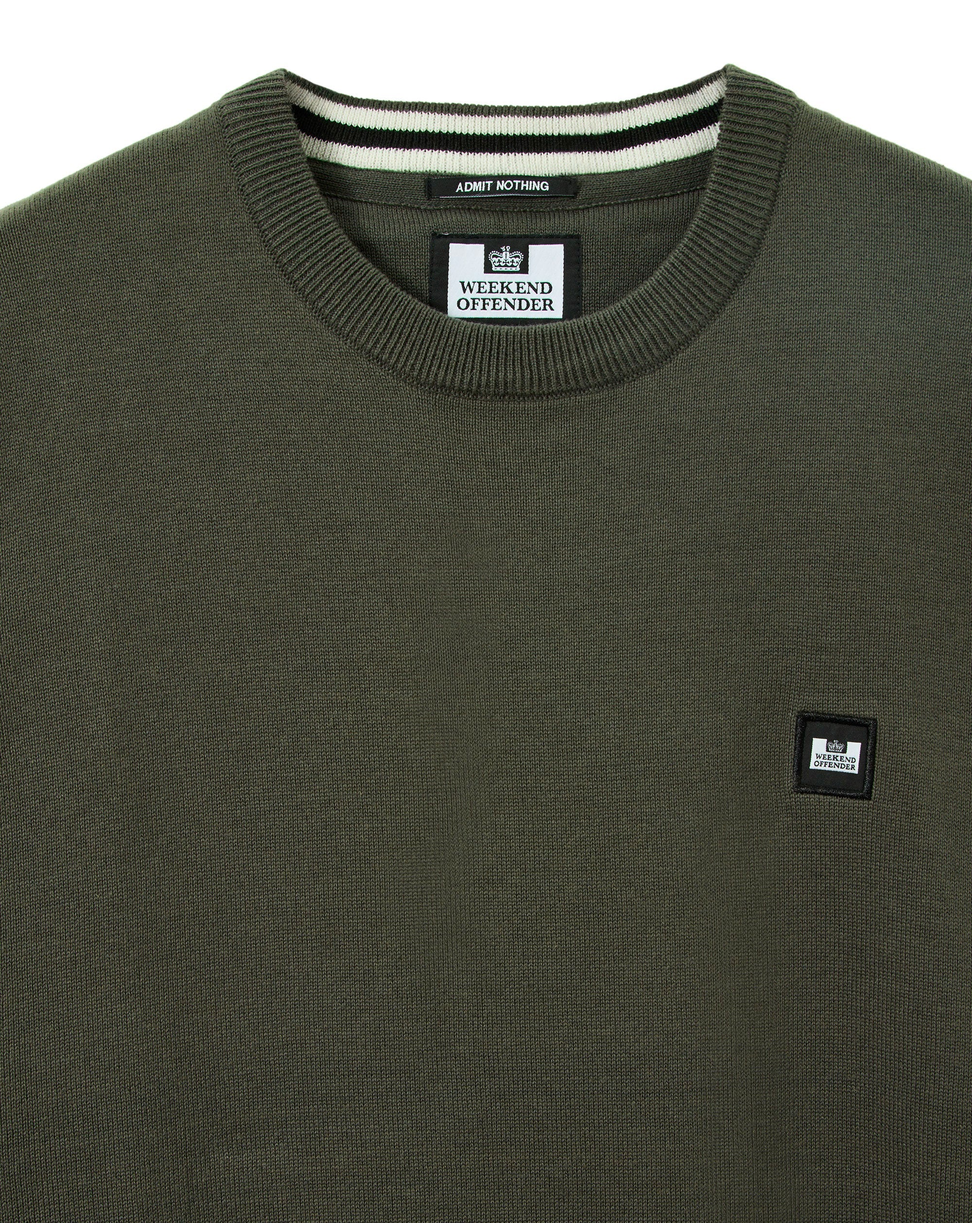 Weekend offender Solace fine gauge sweater Forest