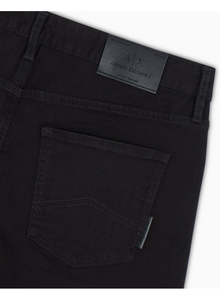 Armani Exchange 5 Pocket Slim Jean Black