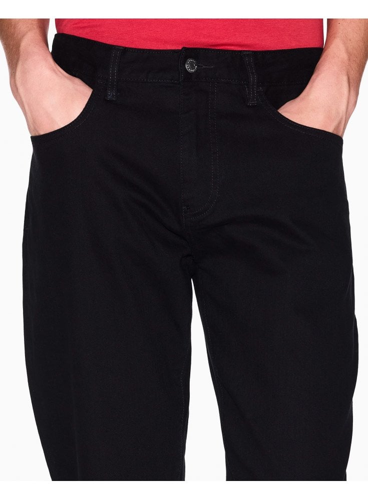 Armani Exchange 5 Pocket Slim Jean Black
