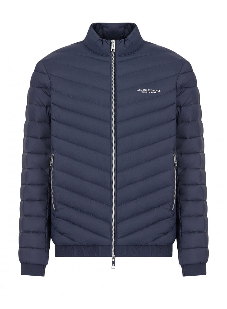 Armani Exchange Down Jacket Navy