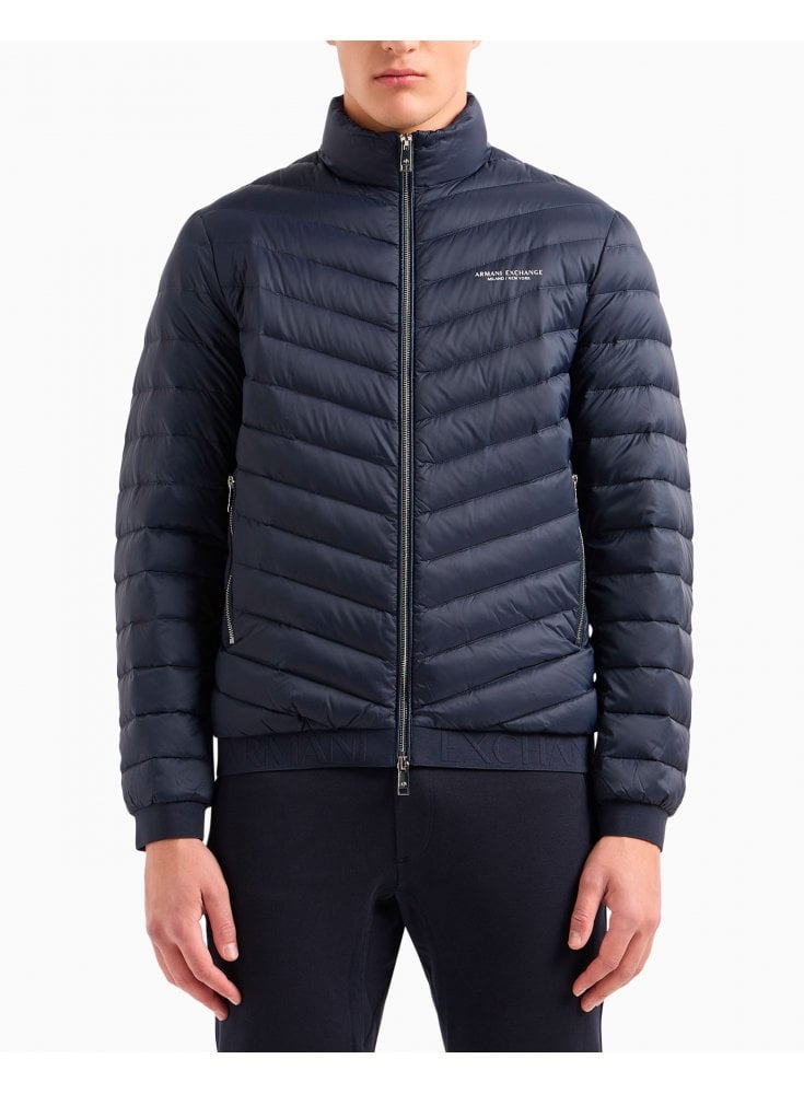 Armani Exchange Down Jacket Navy