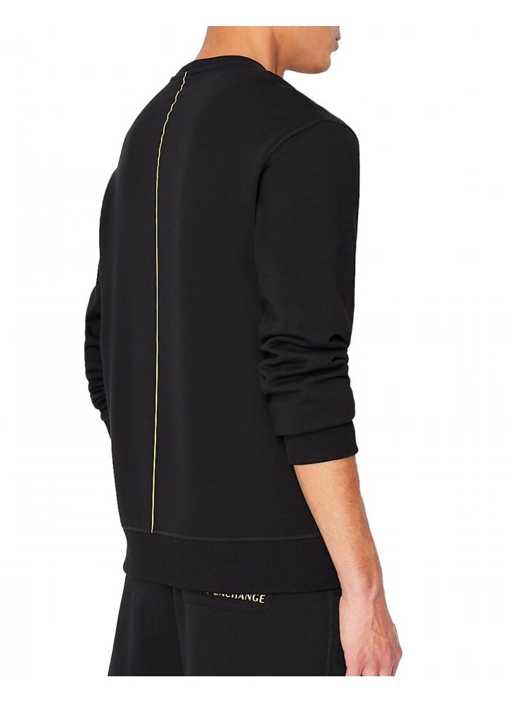 Armani Exchange Armani Exchange embossed sweatshirt BLACK