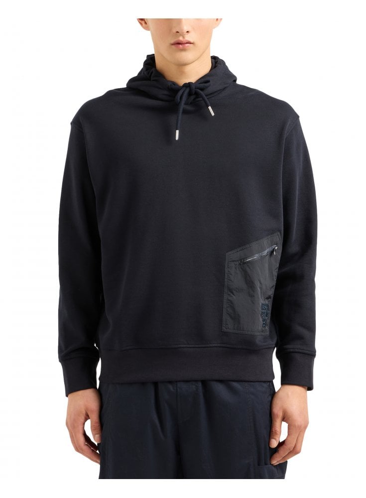 Armani Exchange Hoodie Deep Navy