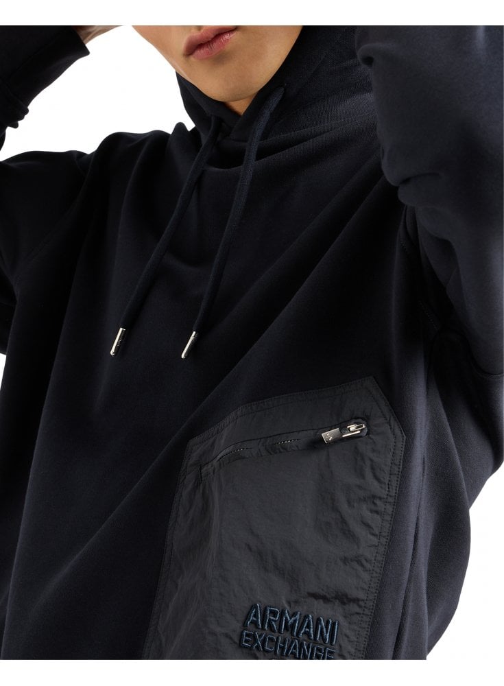 Armani Exchange Hoodie Deep Navy