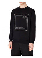 Armani Exchange Knitted Pullover Jumper Black