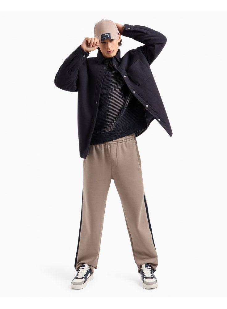 Armani Exchange Knitted Pullover Navy