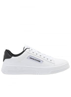 Armani Exchange Leather Trainers White