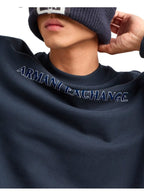 Armani Exchange Logo Sweatshirt Navy