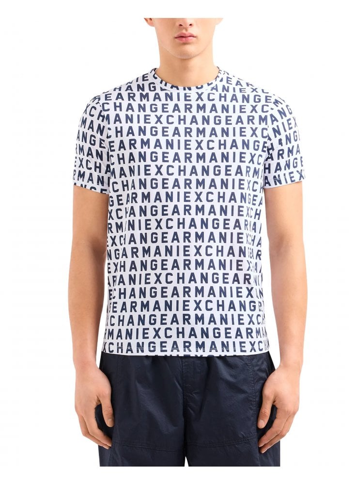 Armani Exchange Logo Tshirt White