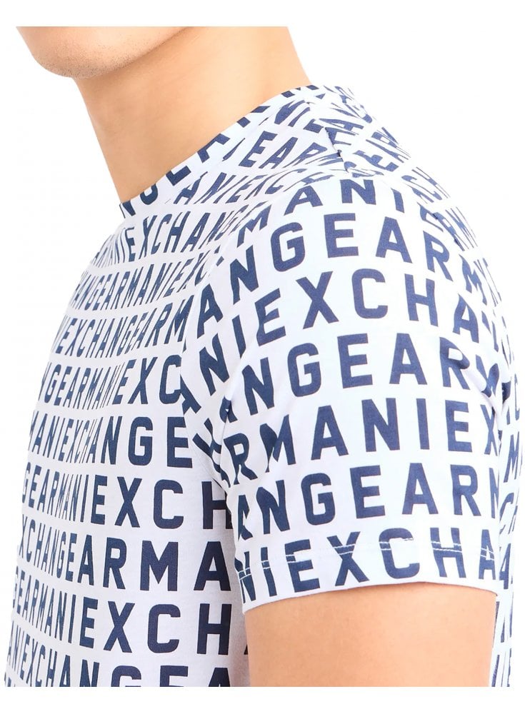 Armani Exchange Logo Tshirt White