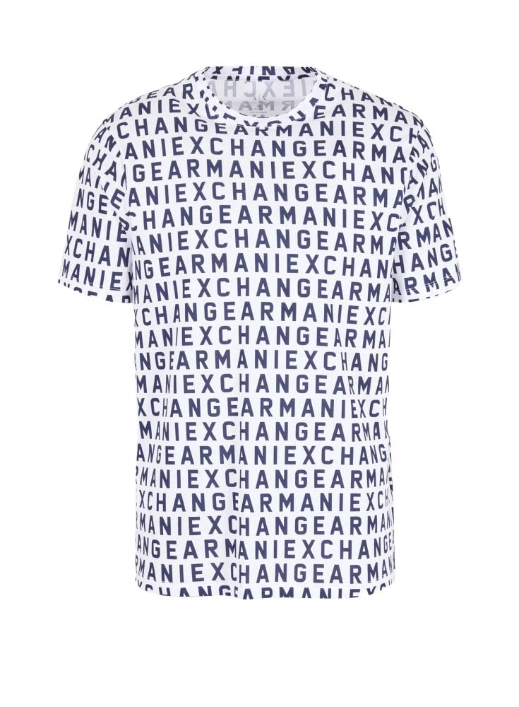 Armani Exchange Logo Tshirt White