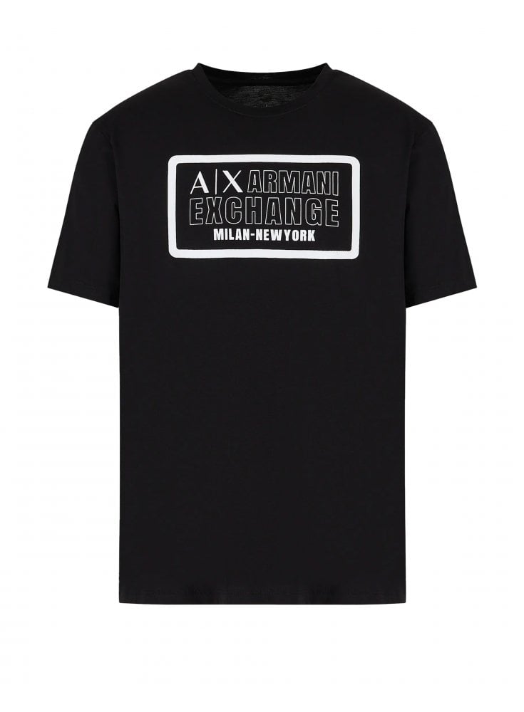 Armani Exchange Man Jersey T-shirt Black