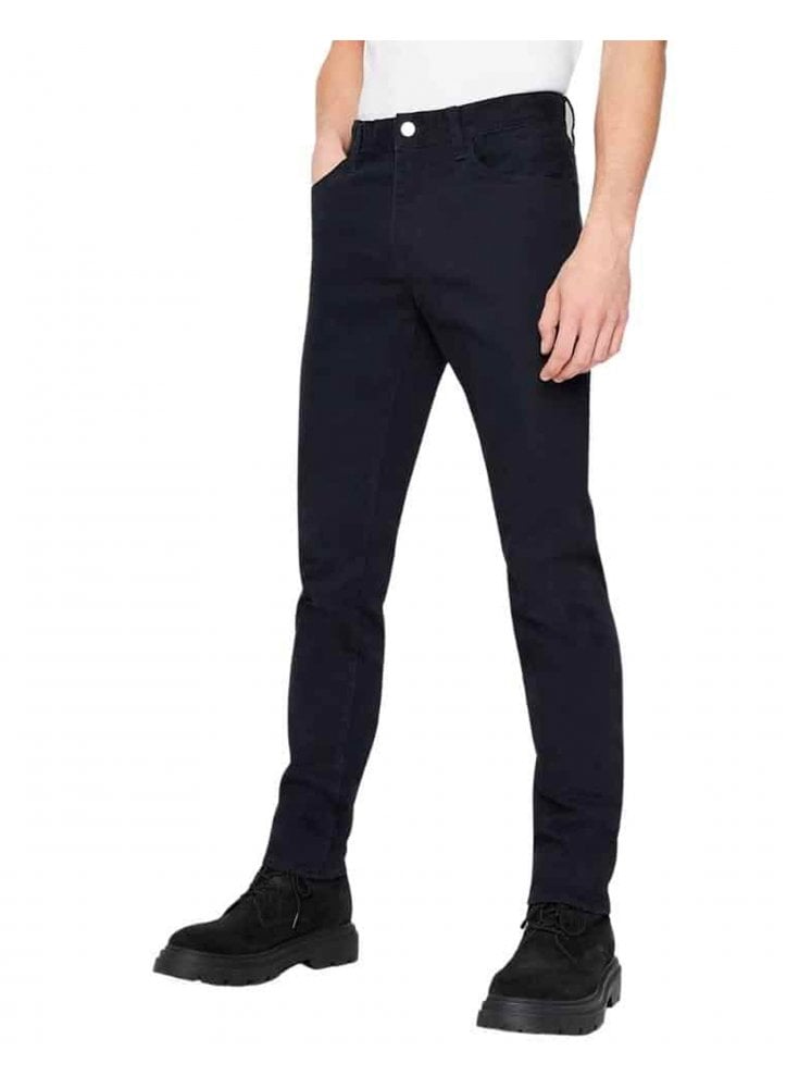 Armani Exchange Man Woven 5 Pocket Pant Navy