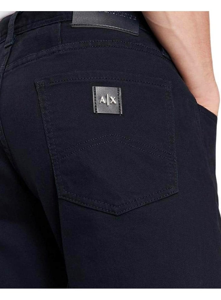 Armani Exchange Man Woven 5 Pocket Pant Navy