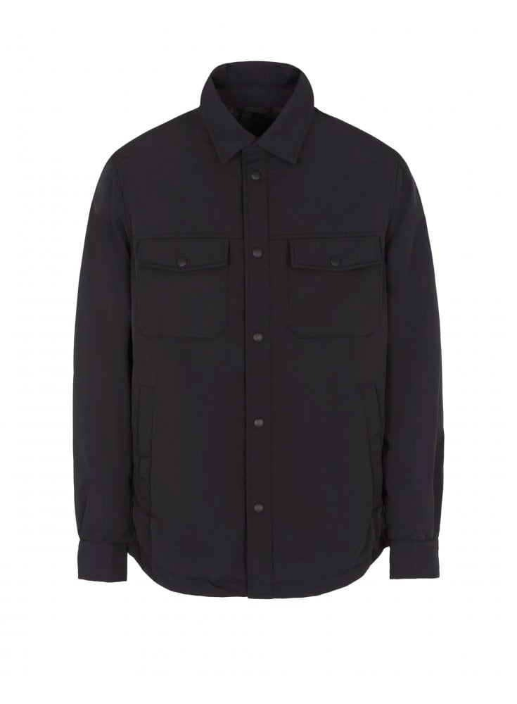 Armani Exchange Man Woven Blouson Jacket Black