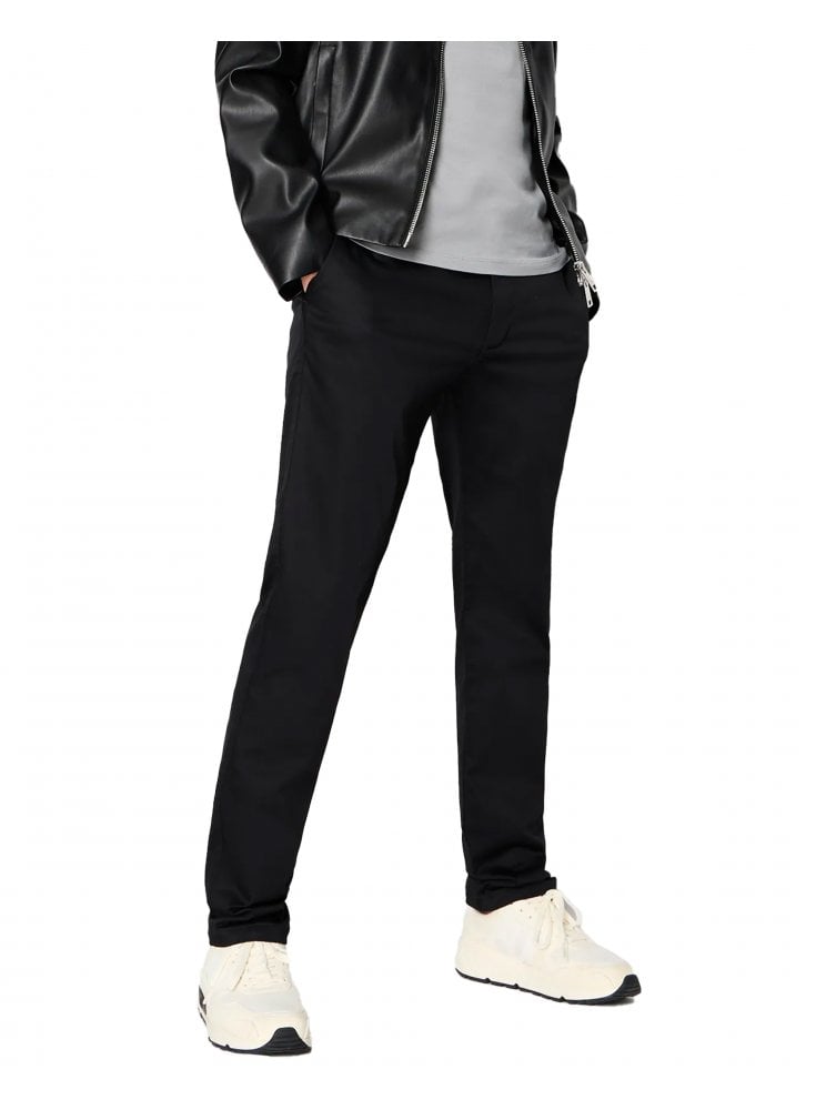 Armani Exchange Mens Black Woven Trouser Slim Black