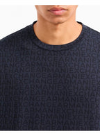 Armani Exchange Polo Navy Lettering Small