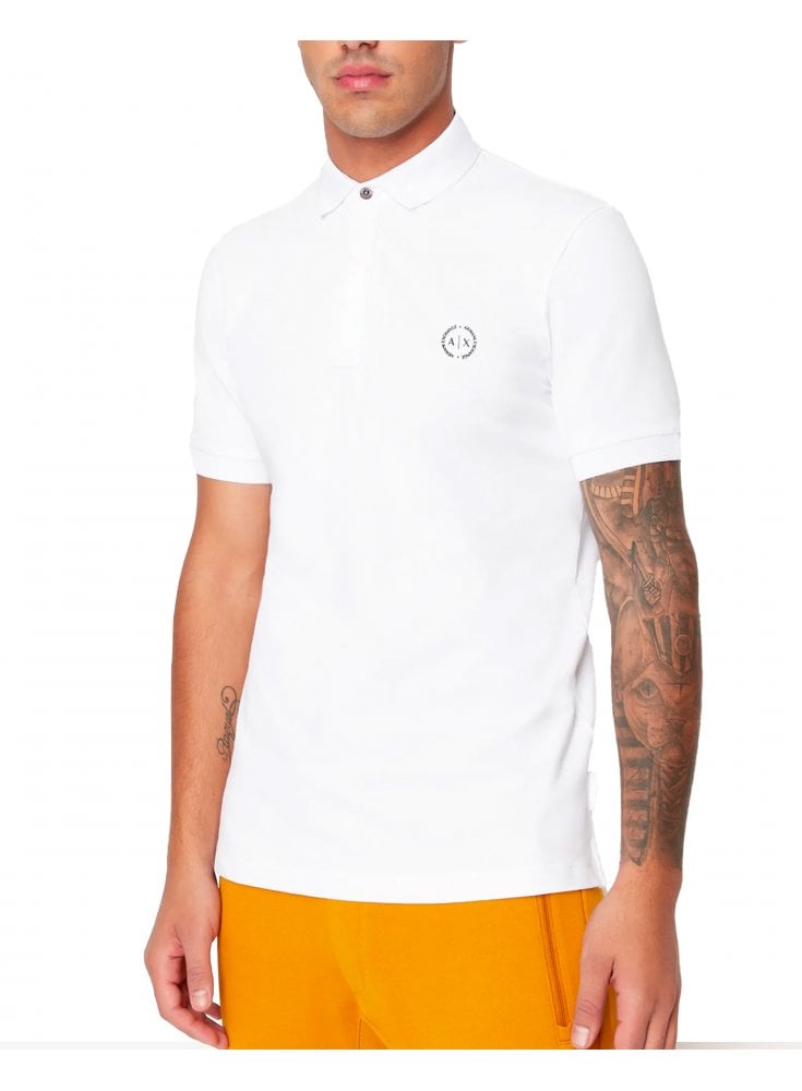 Armani Exchange Polo White