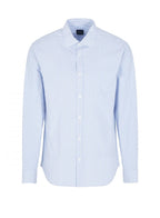 Armani Exchange Shirt Blue/white Striped