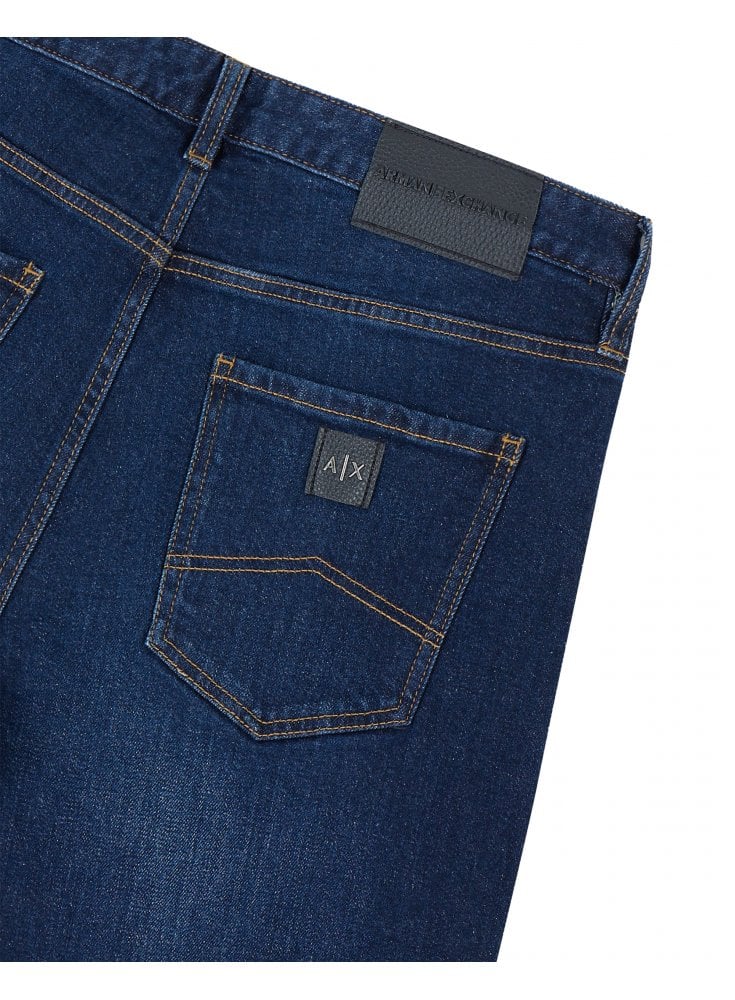 Armani Exchange Slim Jean Indigo Denim Indigo Denim