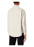 Armani Exchange Soft Cotton Twill Shirt Single Bre Stone
