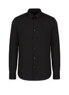 Armani Exchange Armani Exchange stretch poplin shirt BLACK