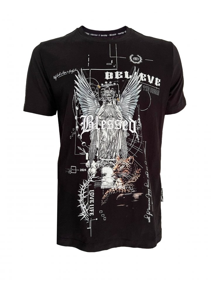 Blessed Believe In Yourself T-Shirt Black