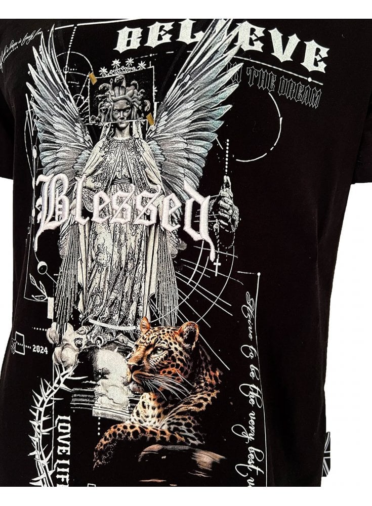 Blessed Believe In Yourself T-Shirt Black