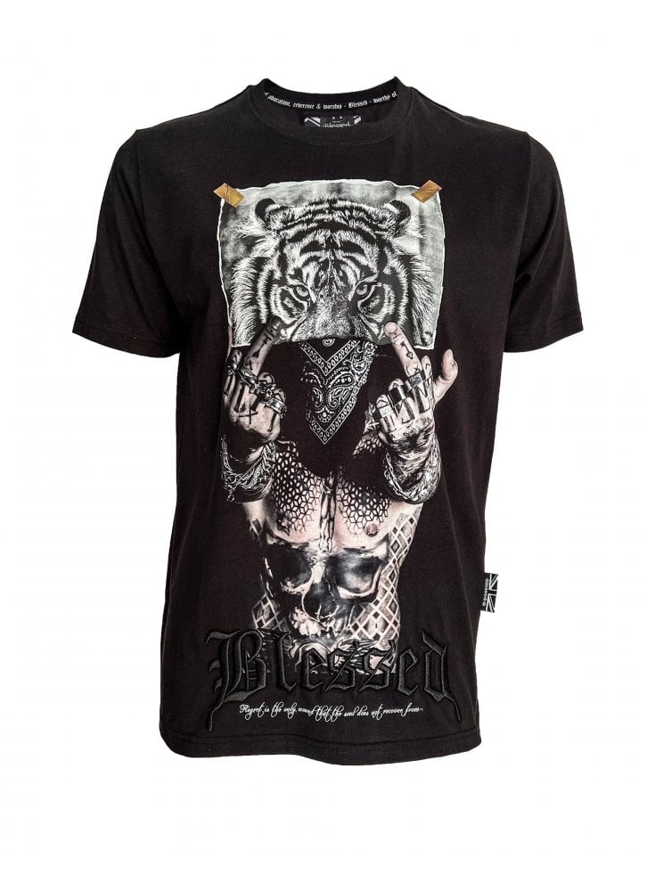 Blessed Regret  T Shirt Black