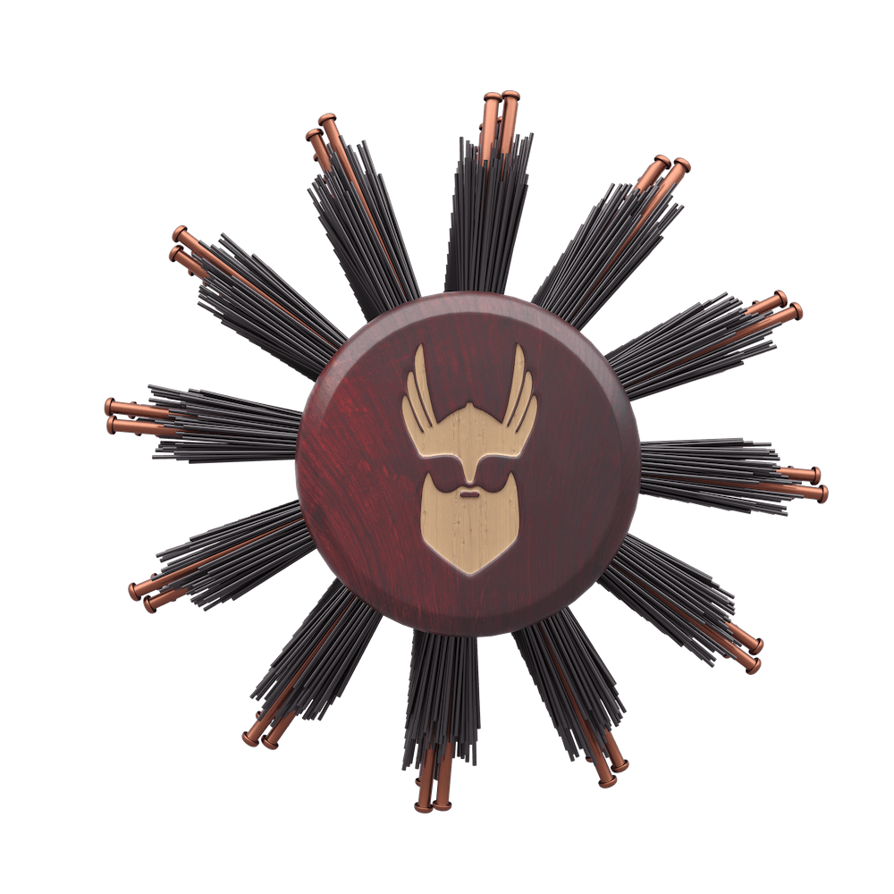 Viking Roller Beard Brush