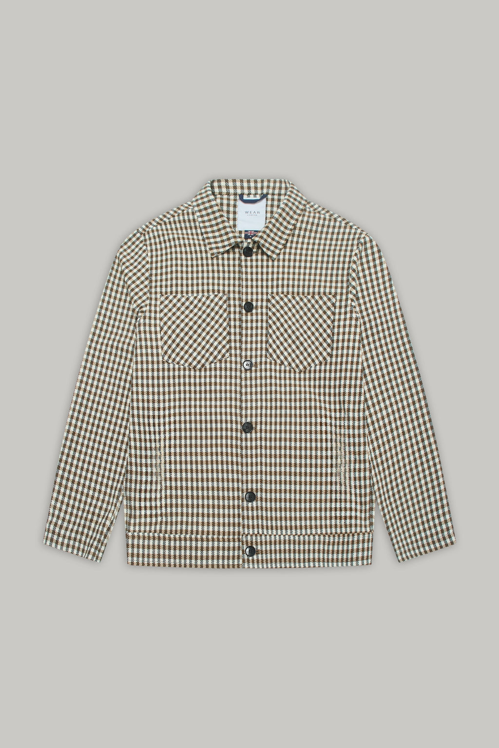 Bart Overshirt - Tan Check Silvia