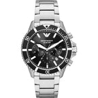 Emporio Armani AR11360 Men's Diver Chronograph Black Dial Stainless Steel Watch