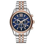 Michael Kors MK8412 Men's Lexington Chronograph Two Tone Blue Watch
