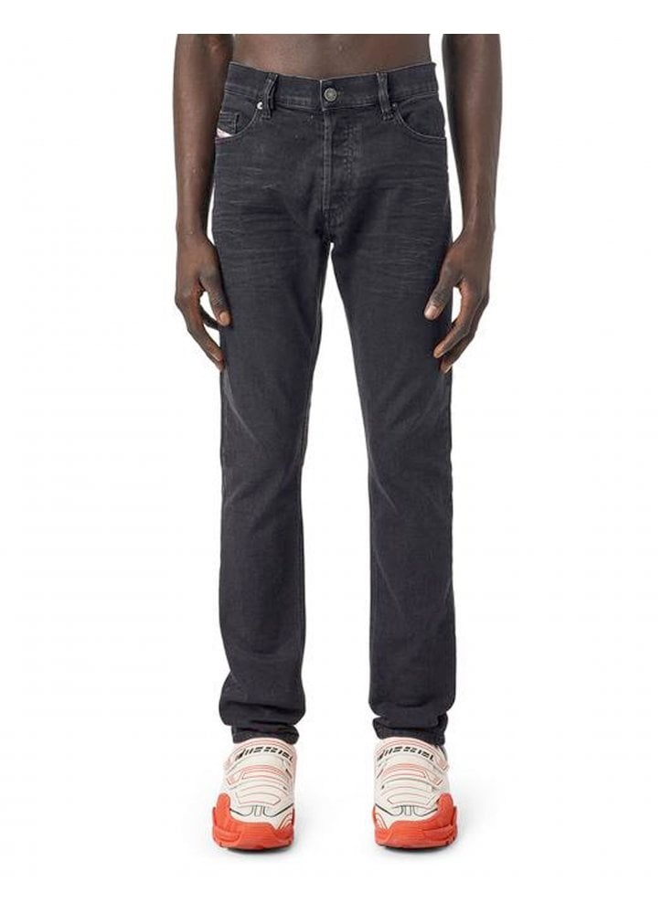 Diesel D-luster Men's Stretch Slim Fit Washed Black Ogdar