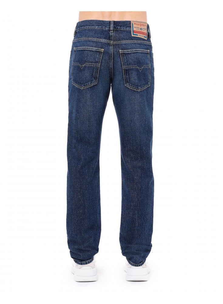 Diesel D-sark Slim Fit Mid Waist Straight Leg Jeans 09c03